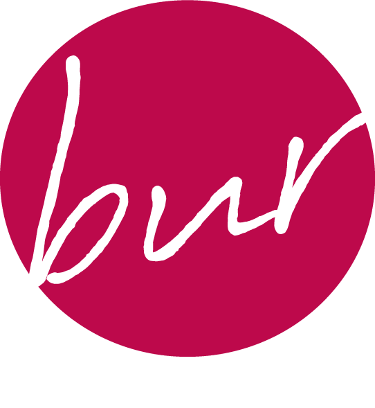 Logo der BUR Werbeagentur in Magenta